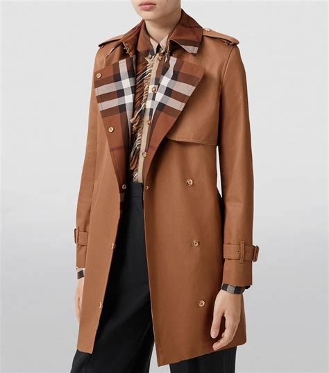 burberry printed cotton-gabardine trench coat|gabardine trench coat with warmer.